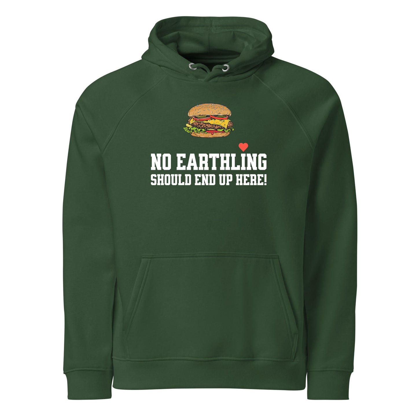 No Earthling should end up here! - Unisex Organic Hoodie